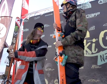 See highlights from The North Face Freeski Open of NZ slopestyle finals, 2013