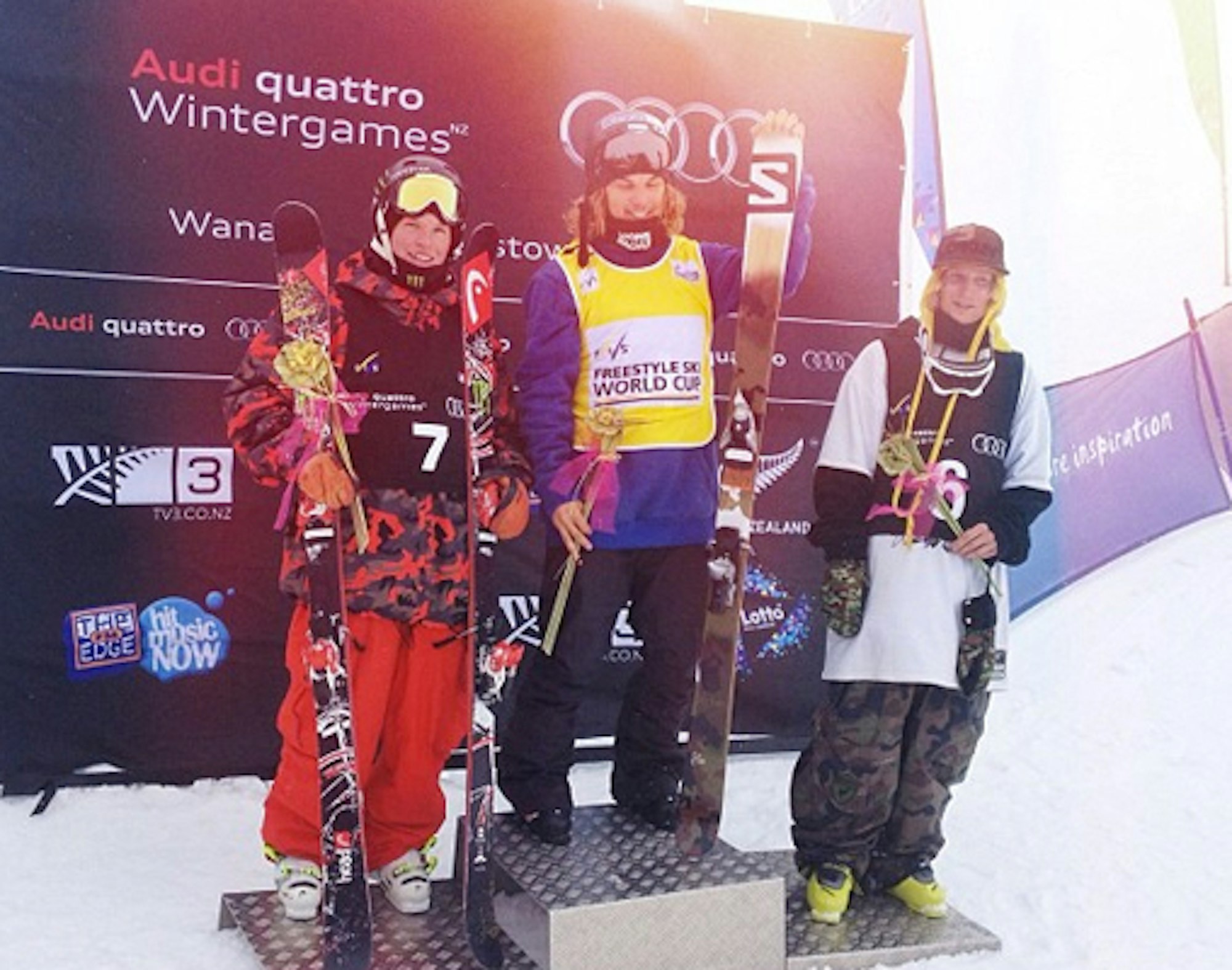 AJ Kemppainen and Devin Logan top pipe podium at Winter Games NZ