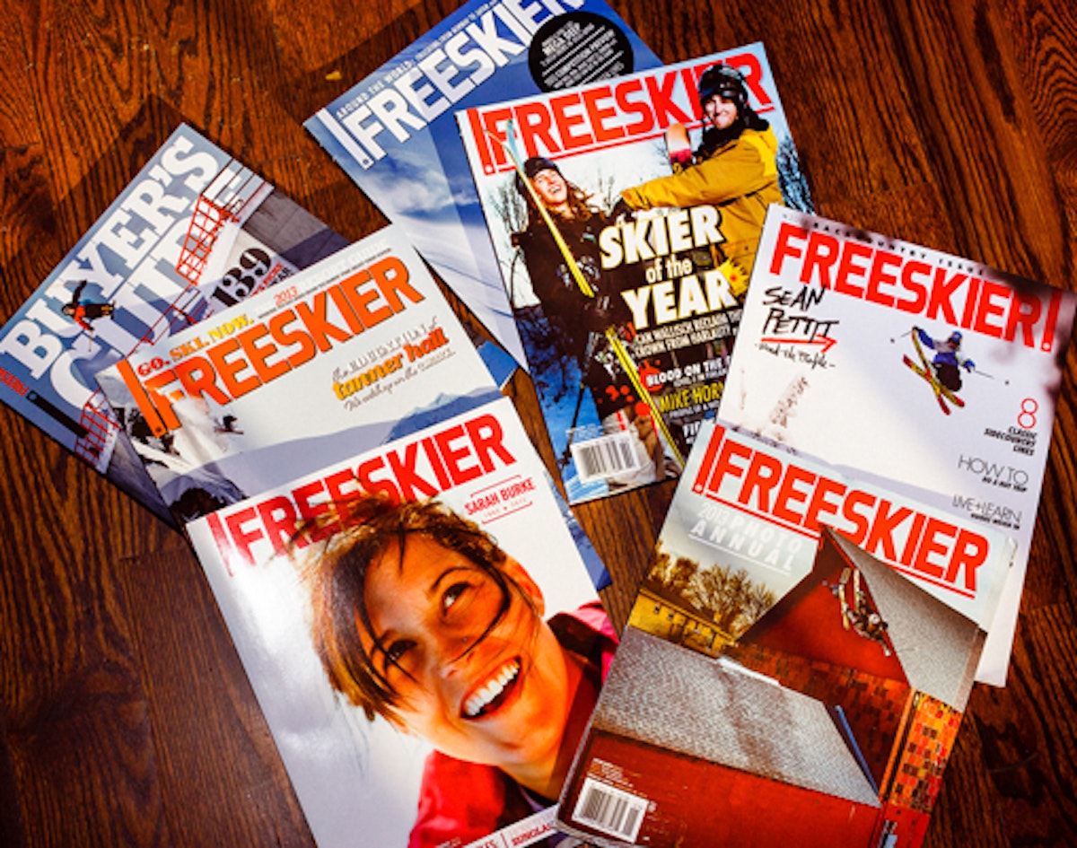 Subscribe to Freeskier magazine: Be the alpha in your wolfpack