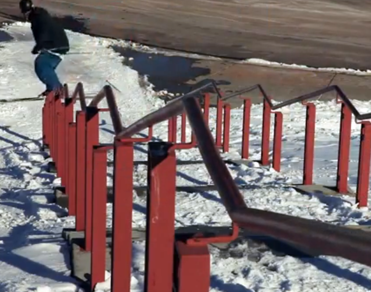 Forty-fifth time's a charm: Will Wesson greases 10-kink rail in Denver, CO