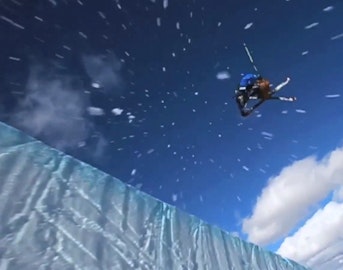 Follow David Wise in and out of the pipe at Park City, UT