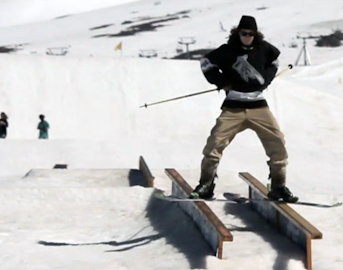 Evan Williams captures Ian Compton, Nordica crew letting loose atop Mt. Hood