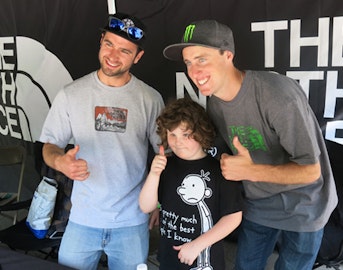 The North Face athletes converge upon Central Park to spread freeskiing stoke