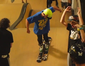 Skiers put "roller skis" to good use, Woodward at Copper summer 2013