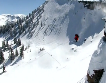 4FRNT crew visits Targhee, cliff hucks ensue