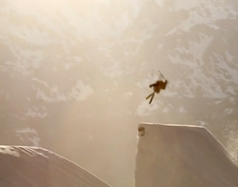 Montage crew sessions huge jump on backside of Mammoth Mountain