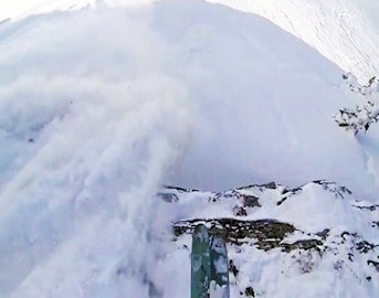 Dylan Siggers pops pillows, drops cliffs, and shreds pow to Led Zeppelin