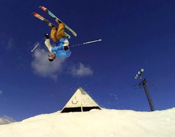 Candide Thovex gets back into his park skiing groove at Woodward Tahoe