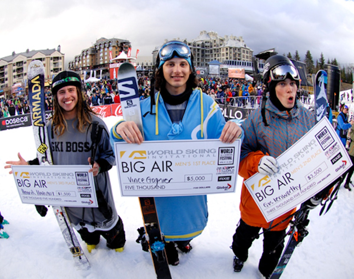 Vincent Gagnier wins 2013 AFP World Champs/WSSF big air at Whistler Blackcomb
