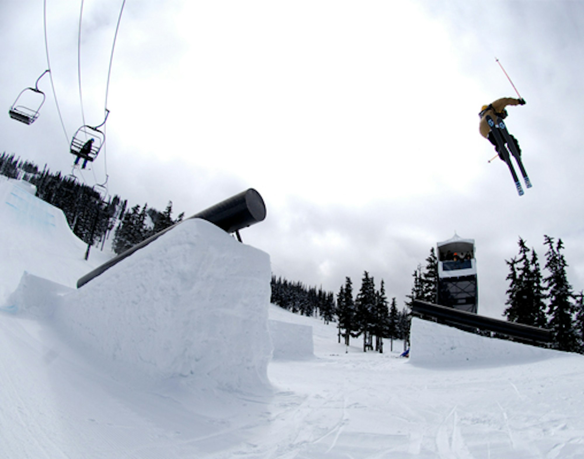 Your first look at the 2013 AFP World Champs/WSSF slopestyle course on Blackcomb