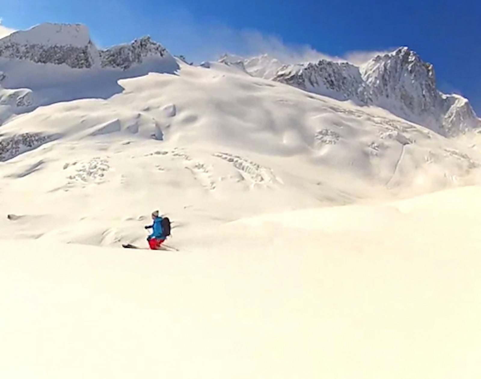 Nate Wallace and co. shred open pow fields in Italy via heli