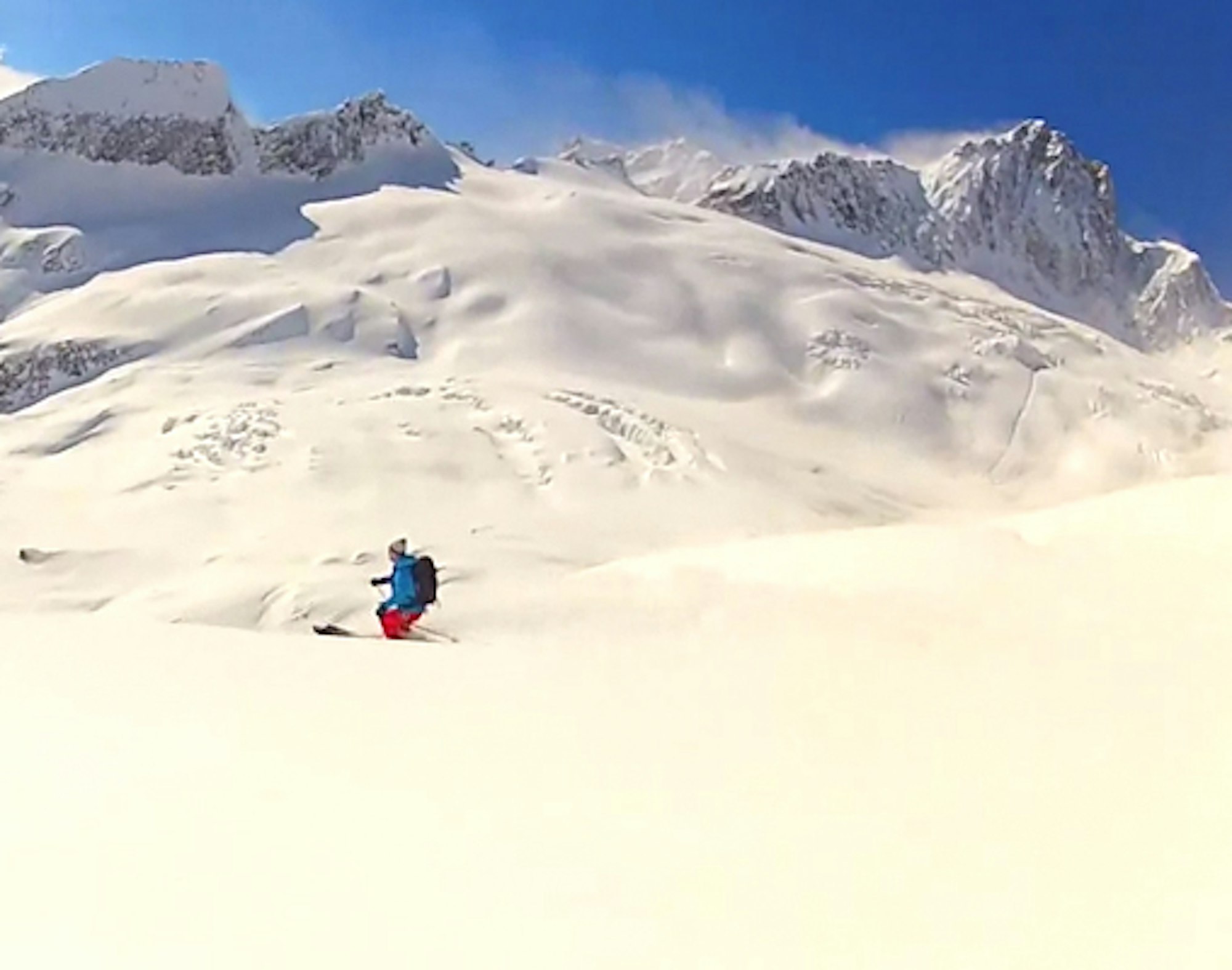 Nate Wallace and co. shred open pow fields in Italy via heli