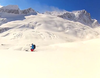 Nate Wallace and co. shred open pow fields in Italy via heli