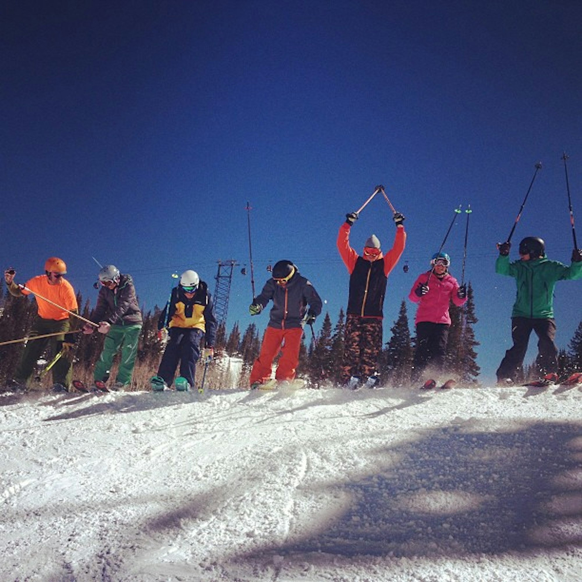 leahfielding #freeskierfest indeed! #polewack @aspensnowmass #aspenmountain