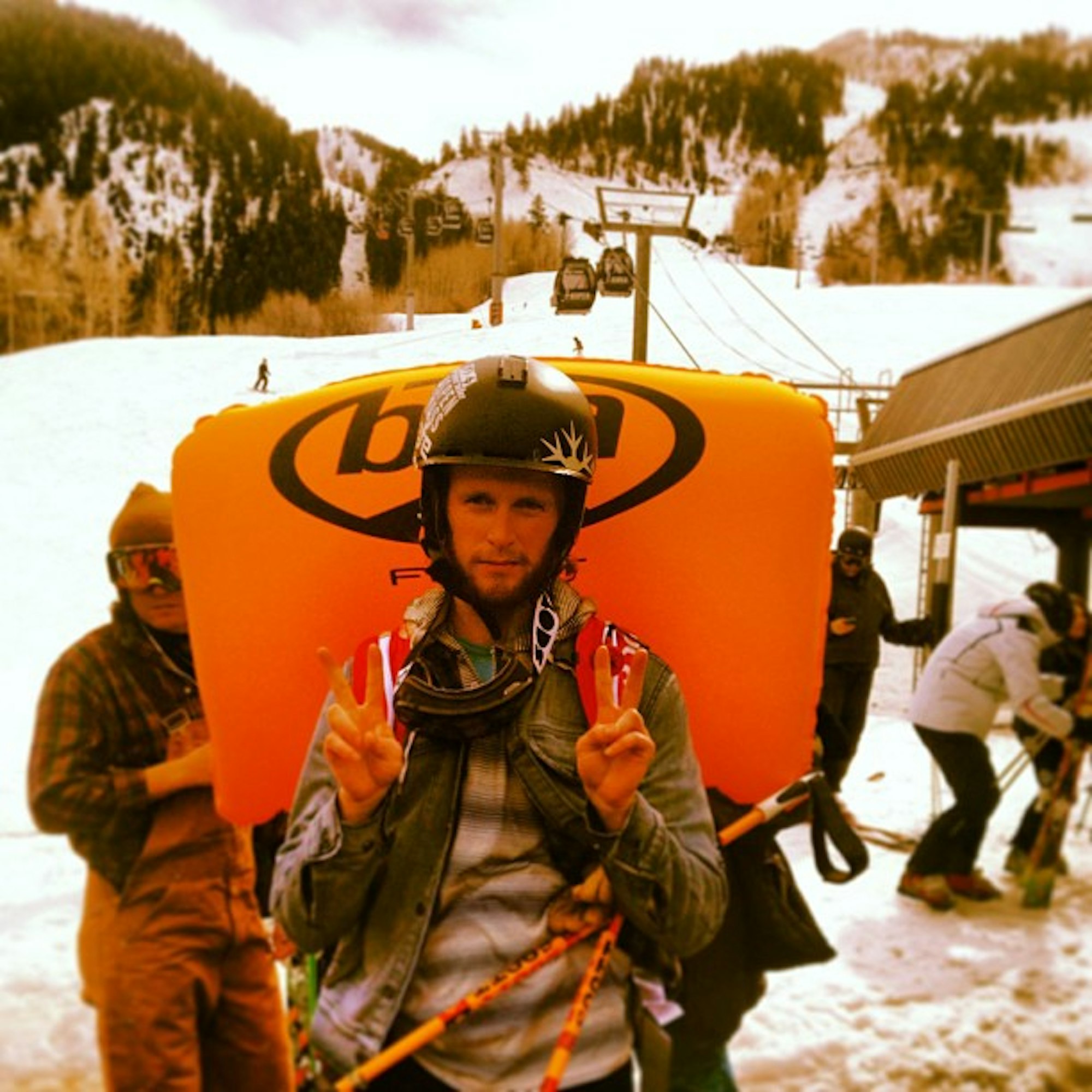 packywestfeldt Staying safe at #freeskierfest