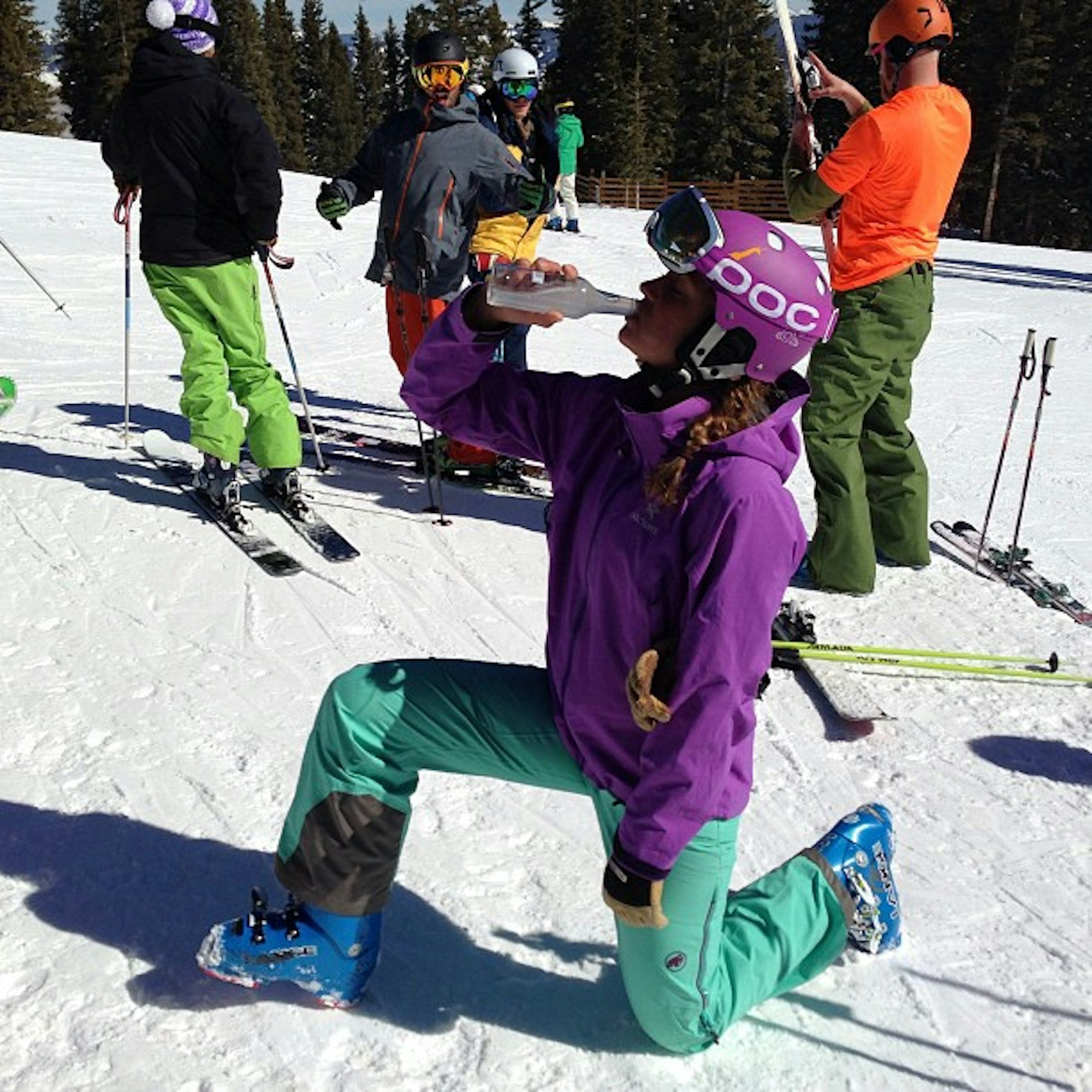 stillonaboat #iced #freeskierfest #aspen