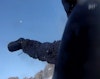 GoPro captures snowboarder falling over massive cliff