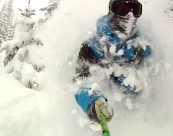 Johnny "Giver!" Rossman shreds deep Colorado pow in late January