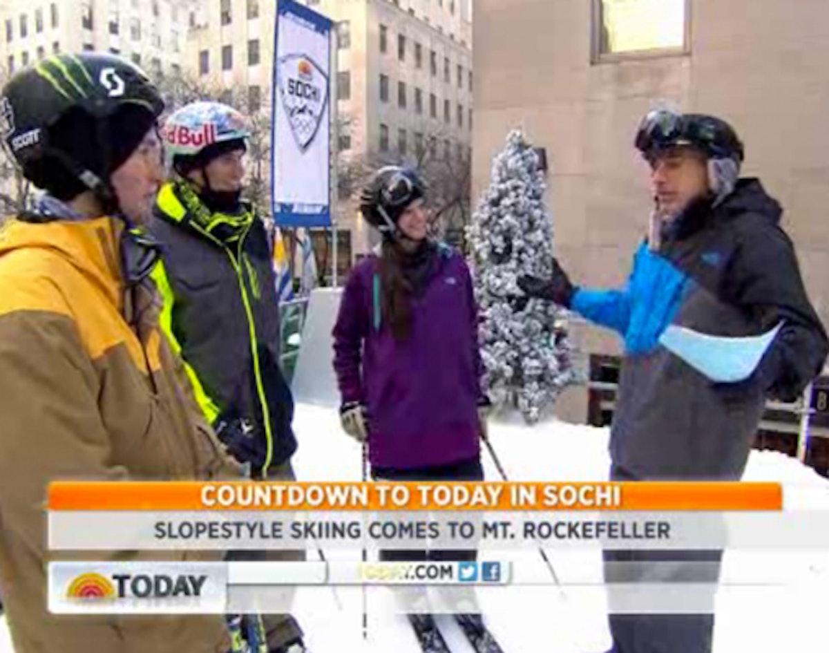 Watch video of Tom Wallisch, Bobby Brown and Keri Herman on the Today Show