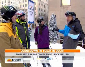 Watch video of Tom Wallisch, Bobby Brown and Keri Herman on the Today Show