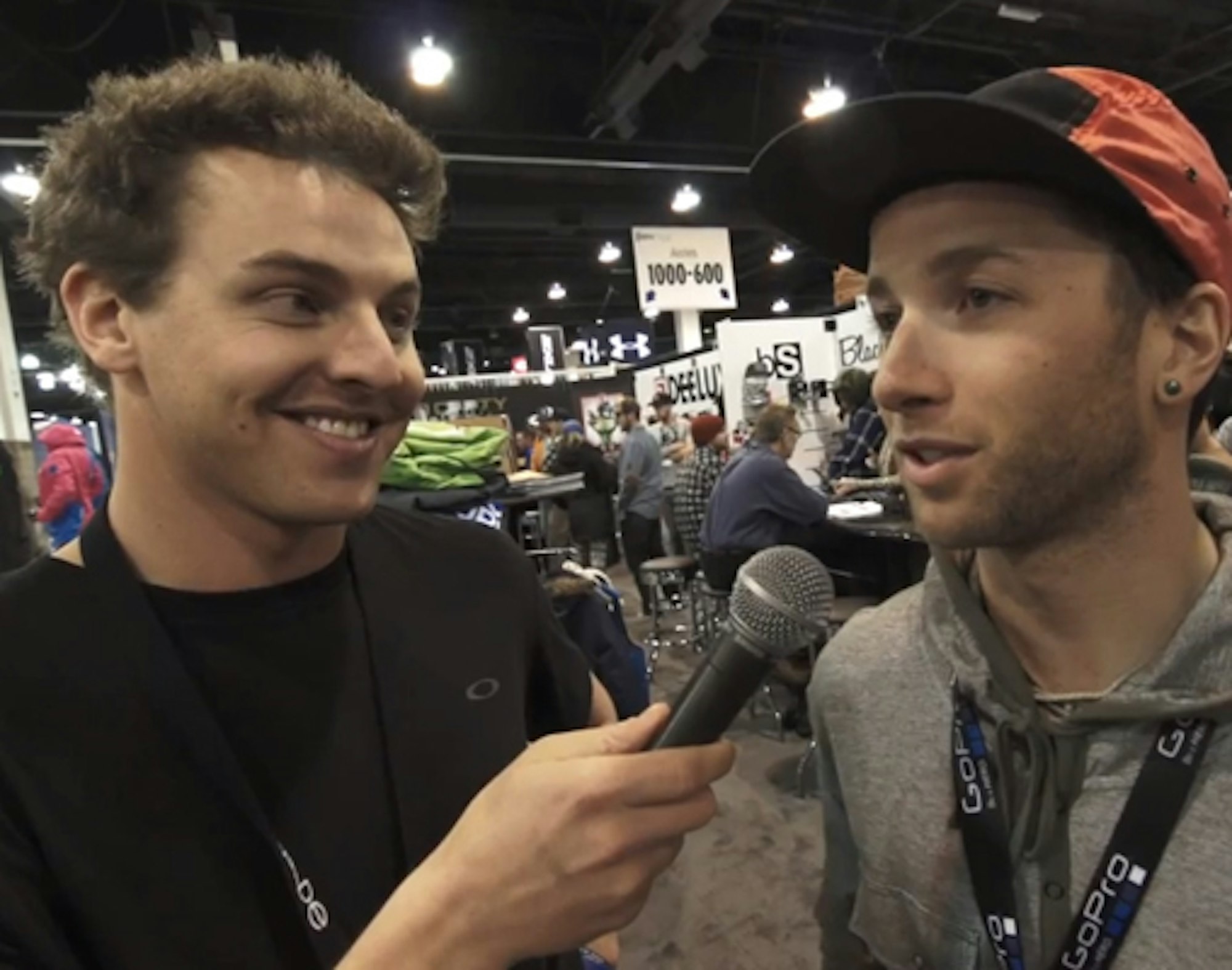 Freeskier checks in with Brody Leven at SIA 2013