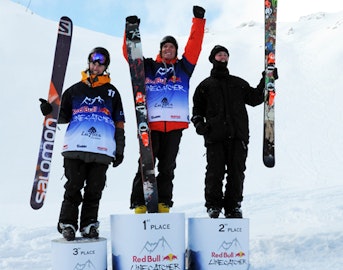 Sam Favret wins 2013 Red Bull Linecatcher in Les Arcs, France