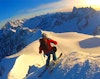 Nate Wallace and friends shred fresh snow amid beautiful light in Chamonix