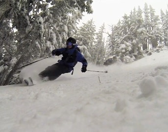 Shredding Mt. Hood Meadows powder in "The Good Life Pacific Northwest"