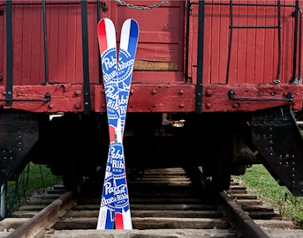 We're giving away a pair of PBR/Lib Tech collab skis [Winner announced]
