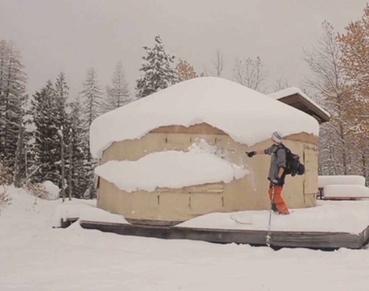 Dylan Siggers and co. bounce around on pow day at Fernie Alpine Resort, 10.23.12