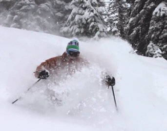 First turns of the season at Powder Mountain, UT on 10.23.12
