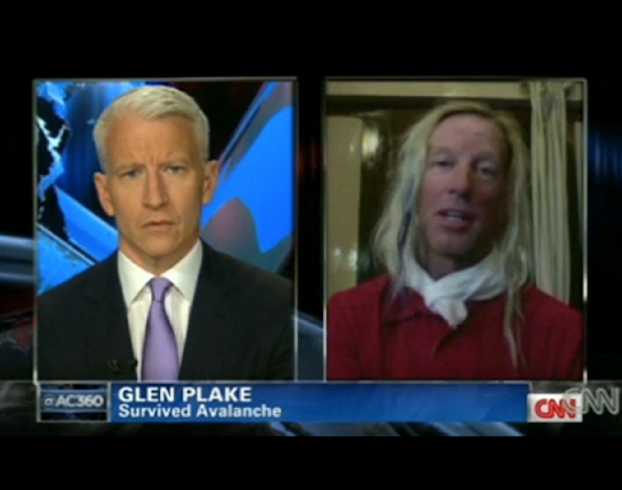 Glen Plake discusses Manaslu avalanche with Anderson Cooper