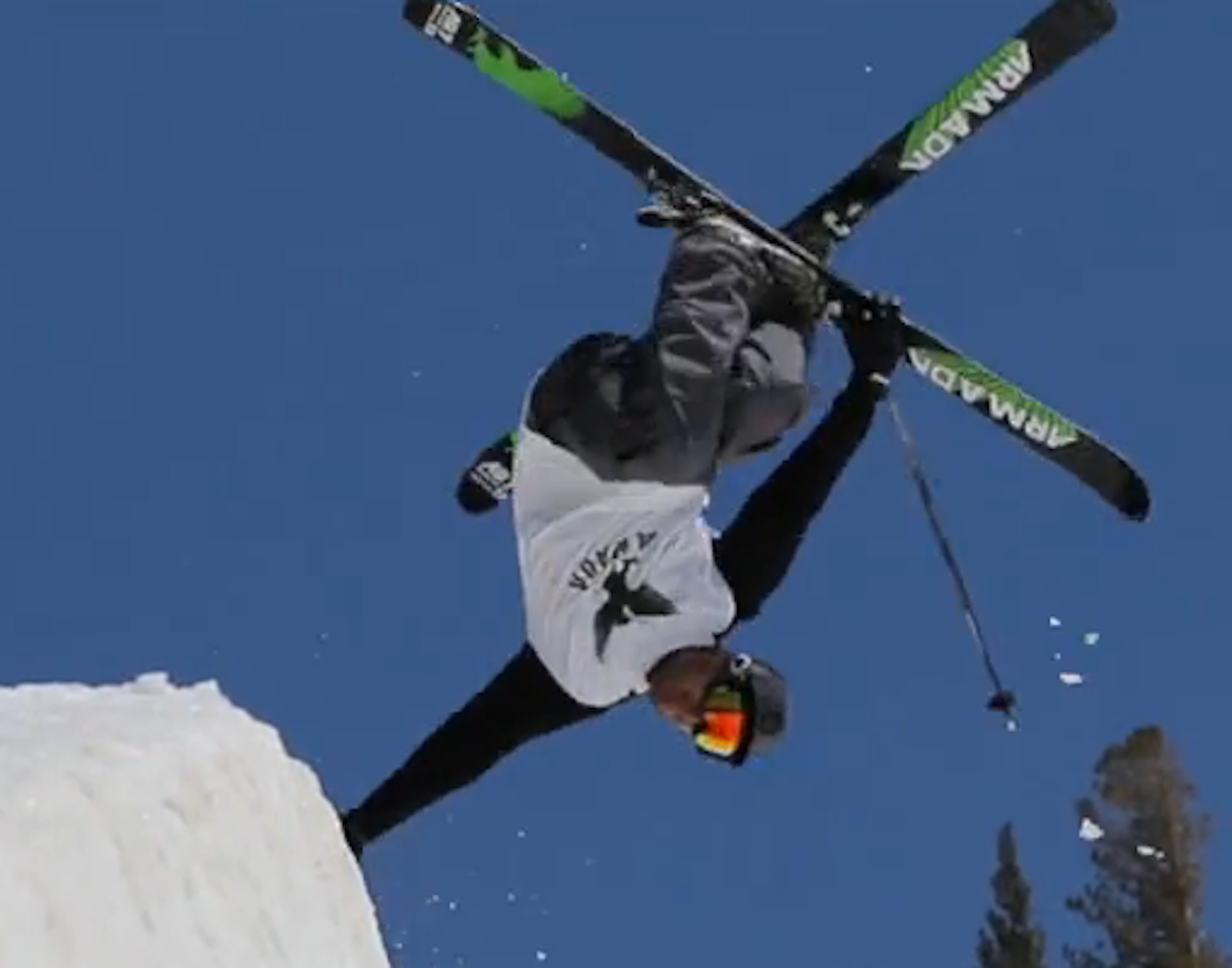 The Armada Skis team destroys the park at Mammoth