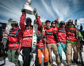 Team Americas bests Team Europe in the 2012 Swatch Skiers Cup