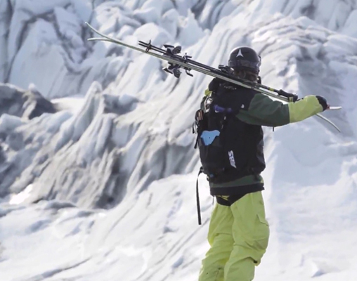 Stay on top with The North Face Powder Guide ABS Vest