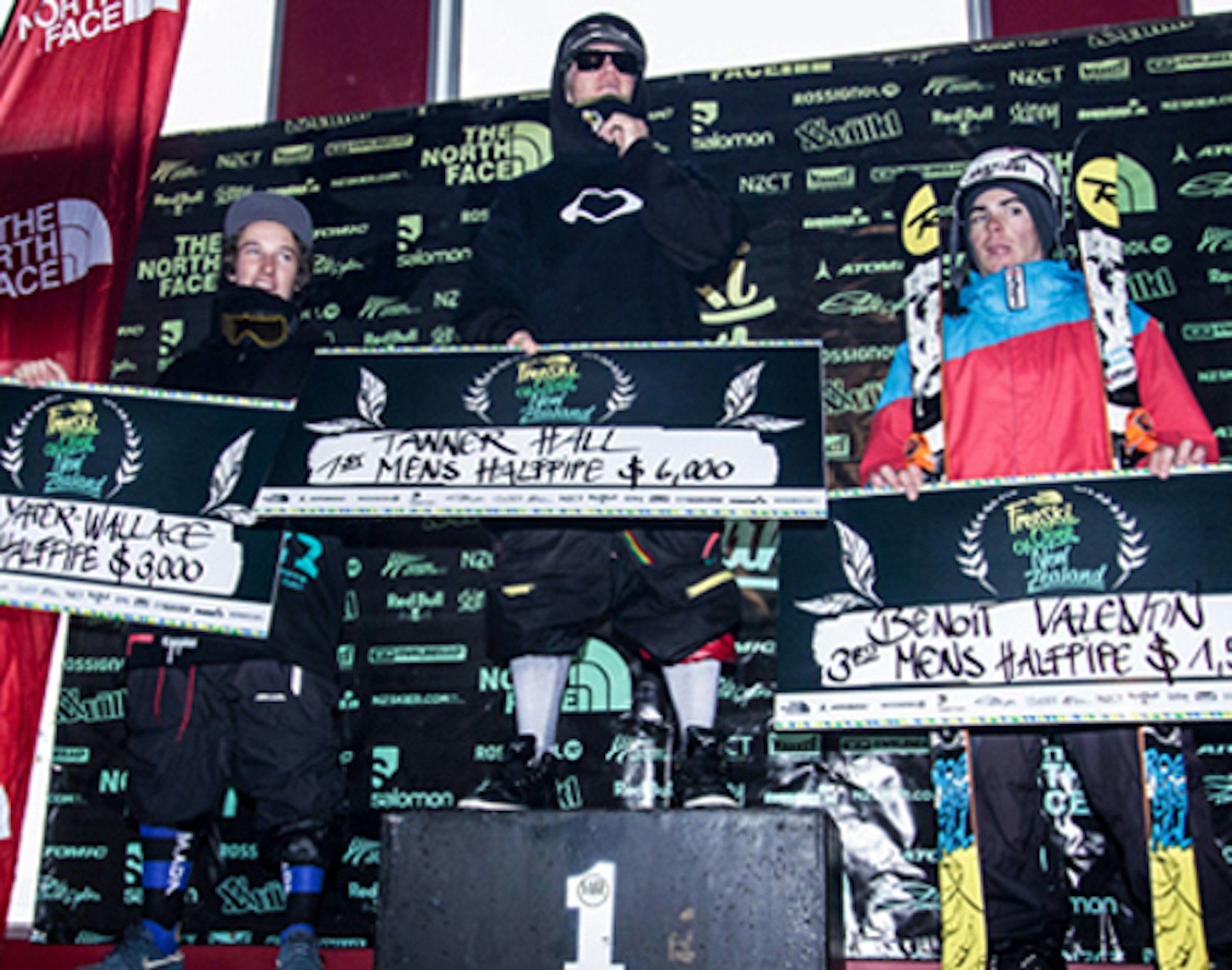 Tanner Hall and Tiril Christiansen take the win at The North Face Freeski Open Superpipe