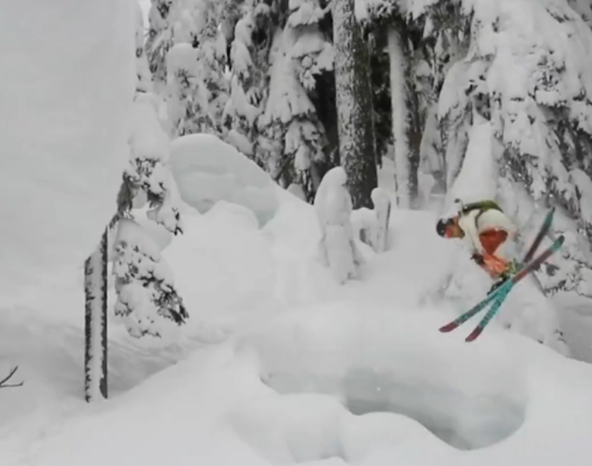 Mattias Evangelista shreds deep snow and pillows, winter 11/12