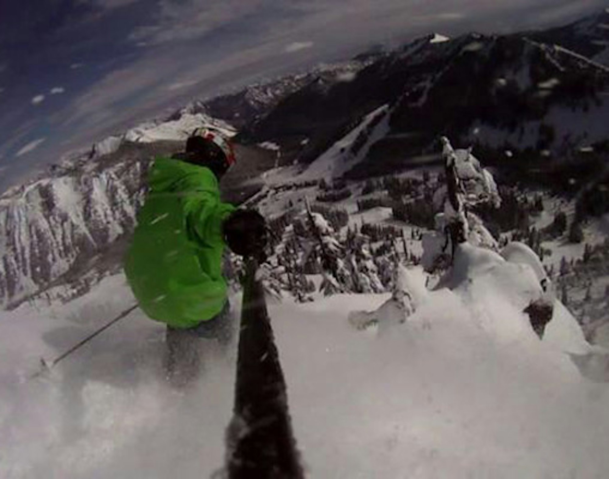 Shredding pow at Stevens Pass in March