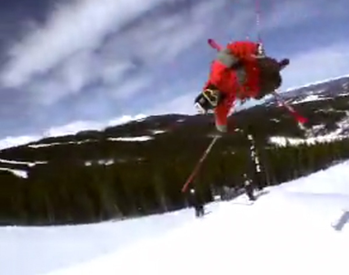 A run through Freeway at Breckenridge with Henrik Lampert