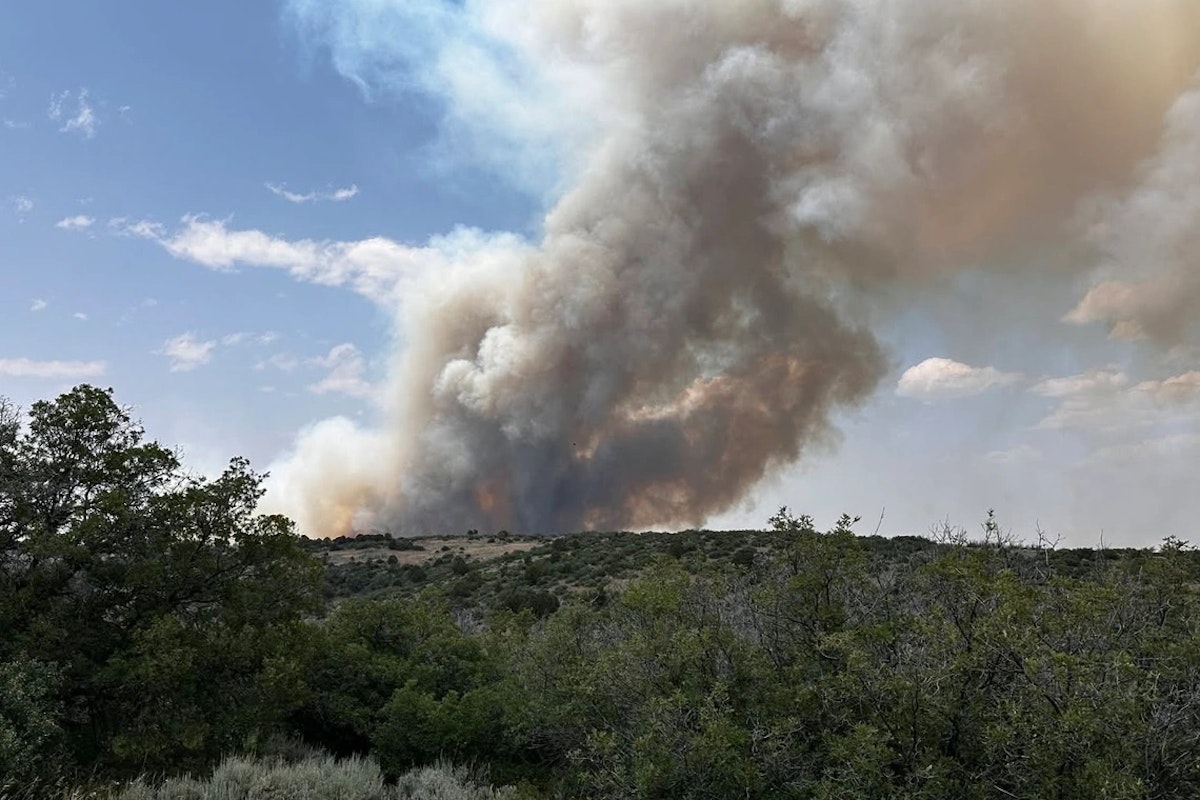 Wildfires Rage in Colorado's Black Canyon of the Gunnison National Park