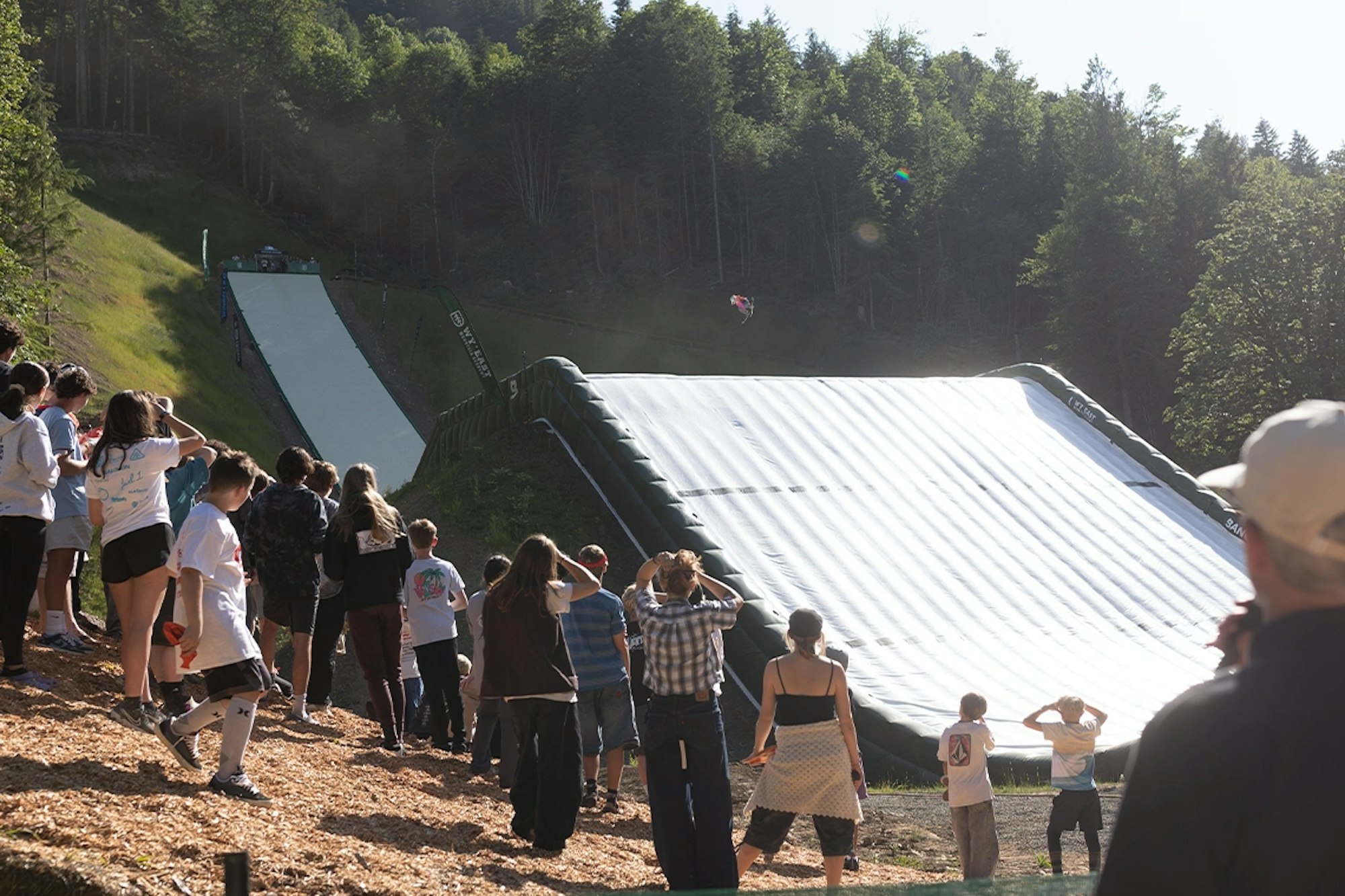 Wy'East Mountain Academy and Shaun White Unveil Largest Airbag in North America