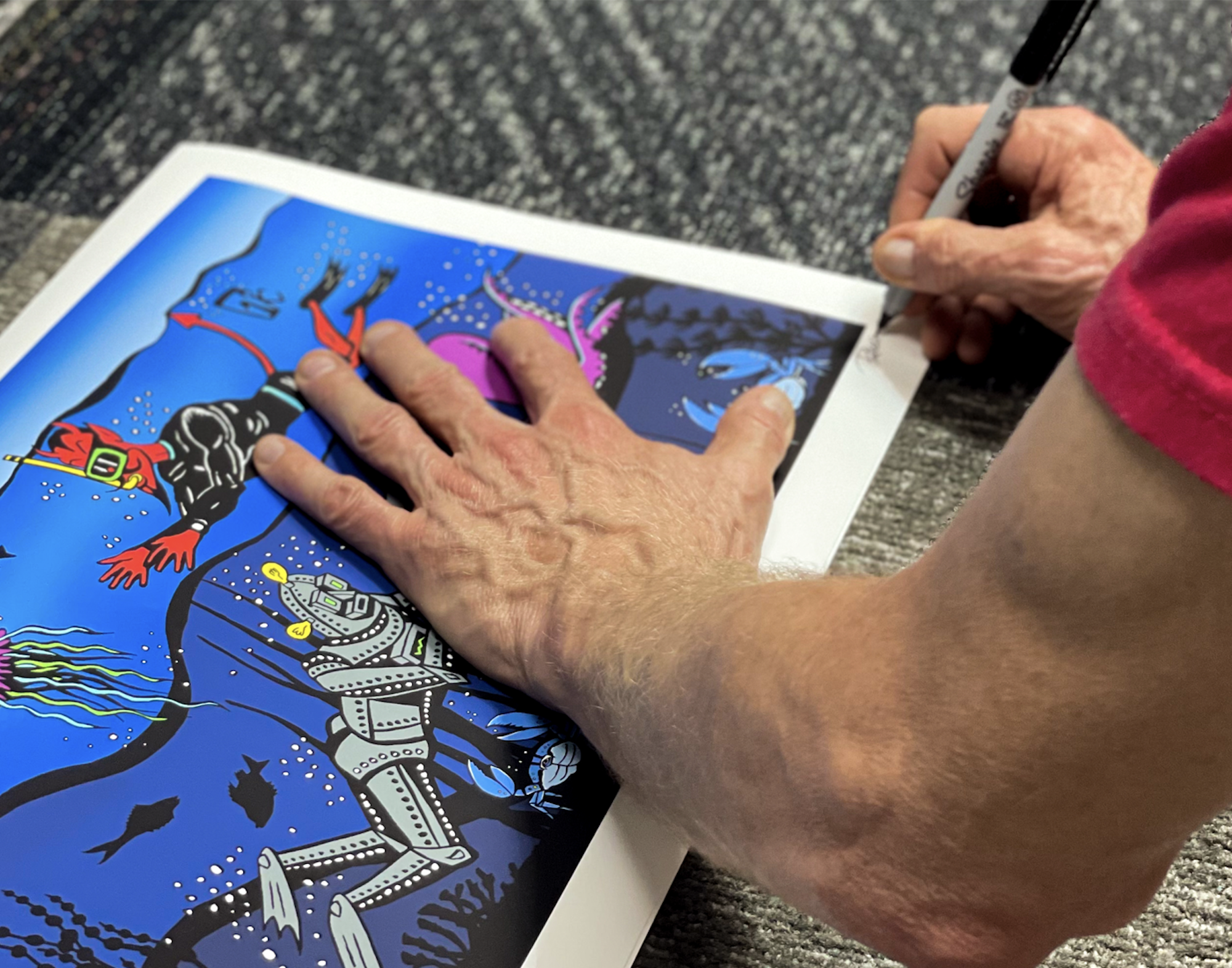 Jim Pollack had making his art