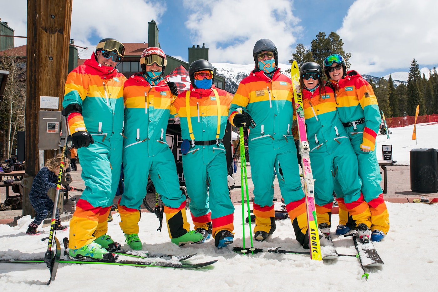 Skiers at Winter Park, CO