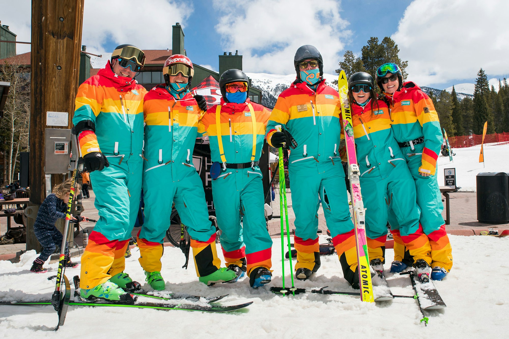 Skiers at Winter Park, CO