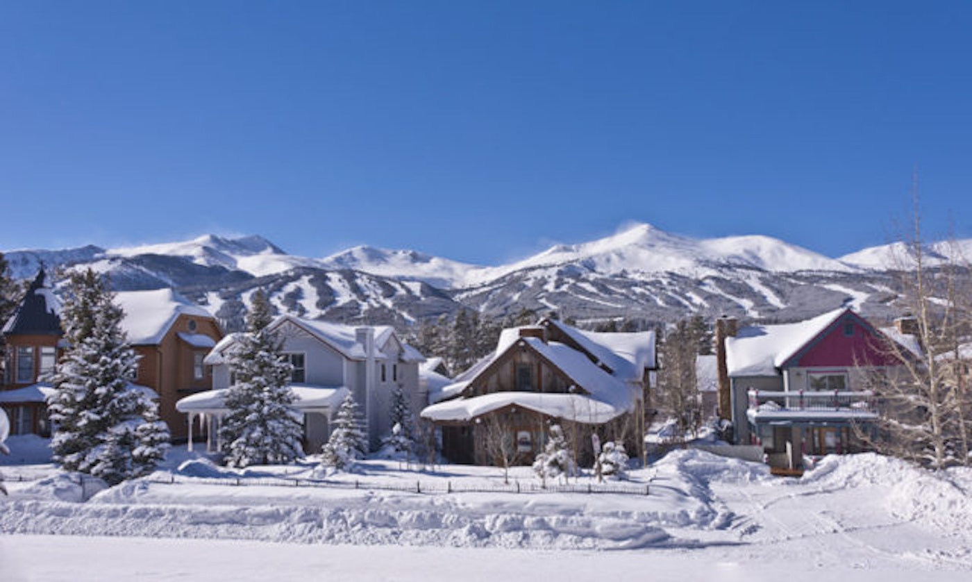 Town of Breckenridge in the Winter