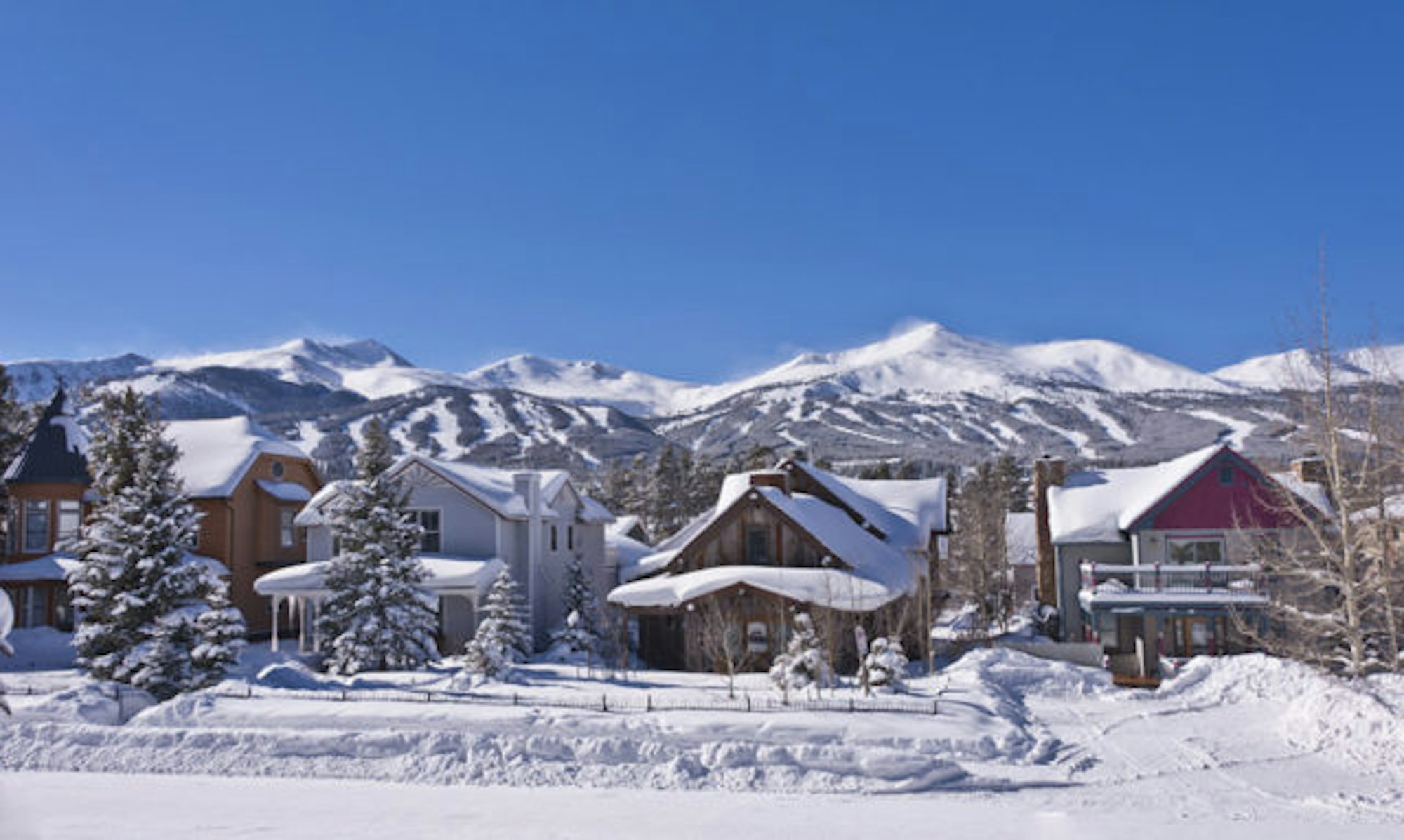 Town of Breckenridge in the Winter