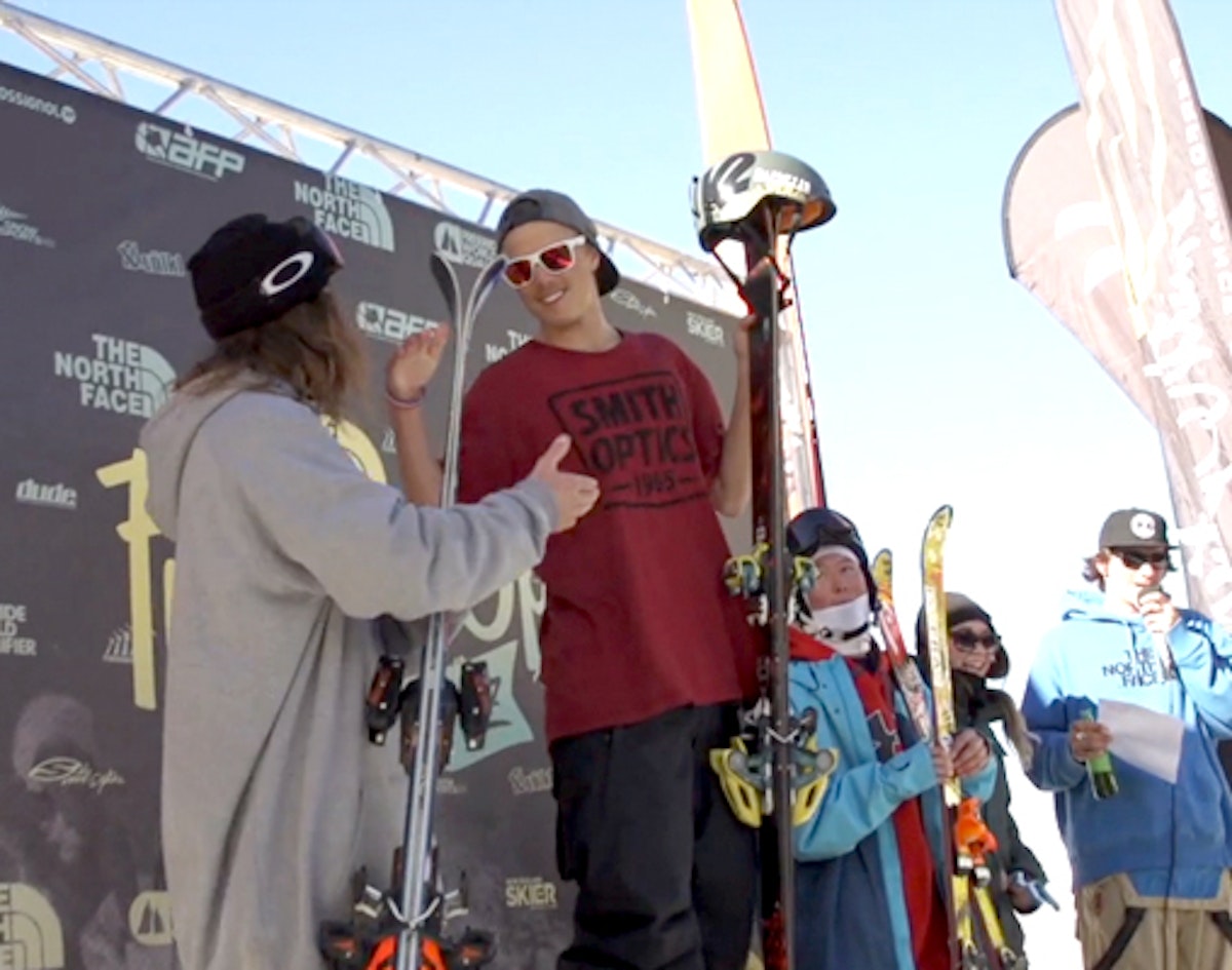 Watch highlights from pipe finals, The North Face Freeski Open of NZ, 2013