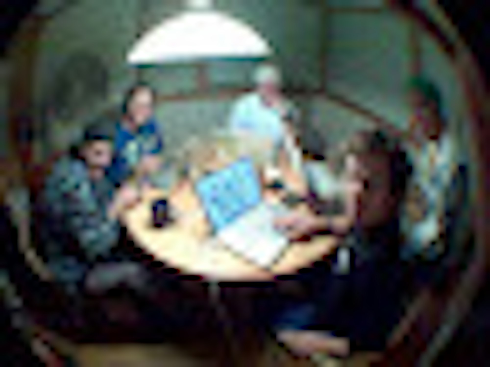 The crew, apple-ing it up