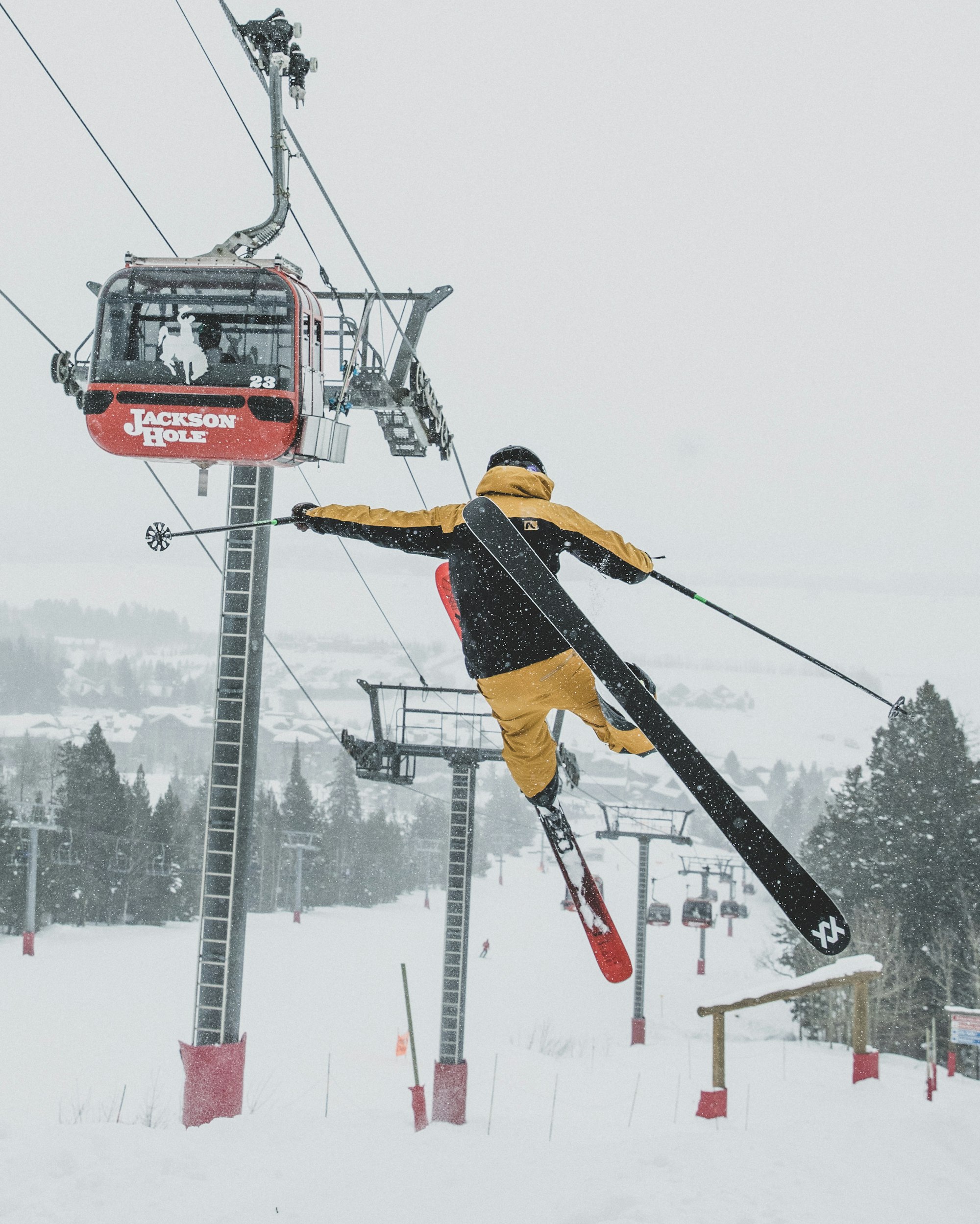 Skier at Jackson Hole Mountain Resort