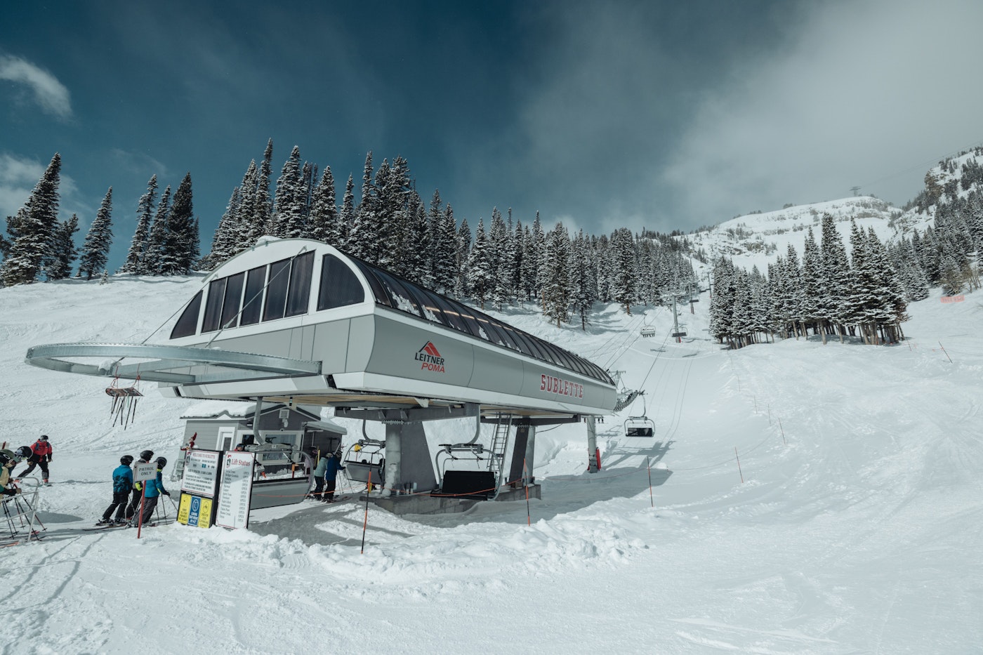Sublette chairlift at Jackson Hole Mountain Resort, Wyoming